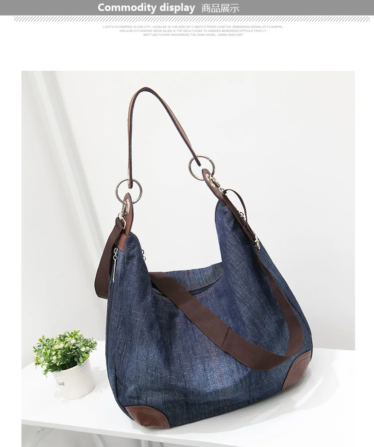 mini crossbody bag Large Luxury Handbags New Women Bag Designer Ladies Hand bags Big Purses Jean Denim Tote Shoulder Crossbody Women Messenger Bag women's bags accessorize