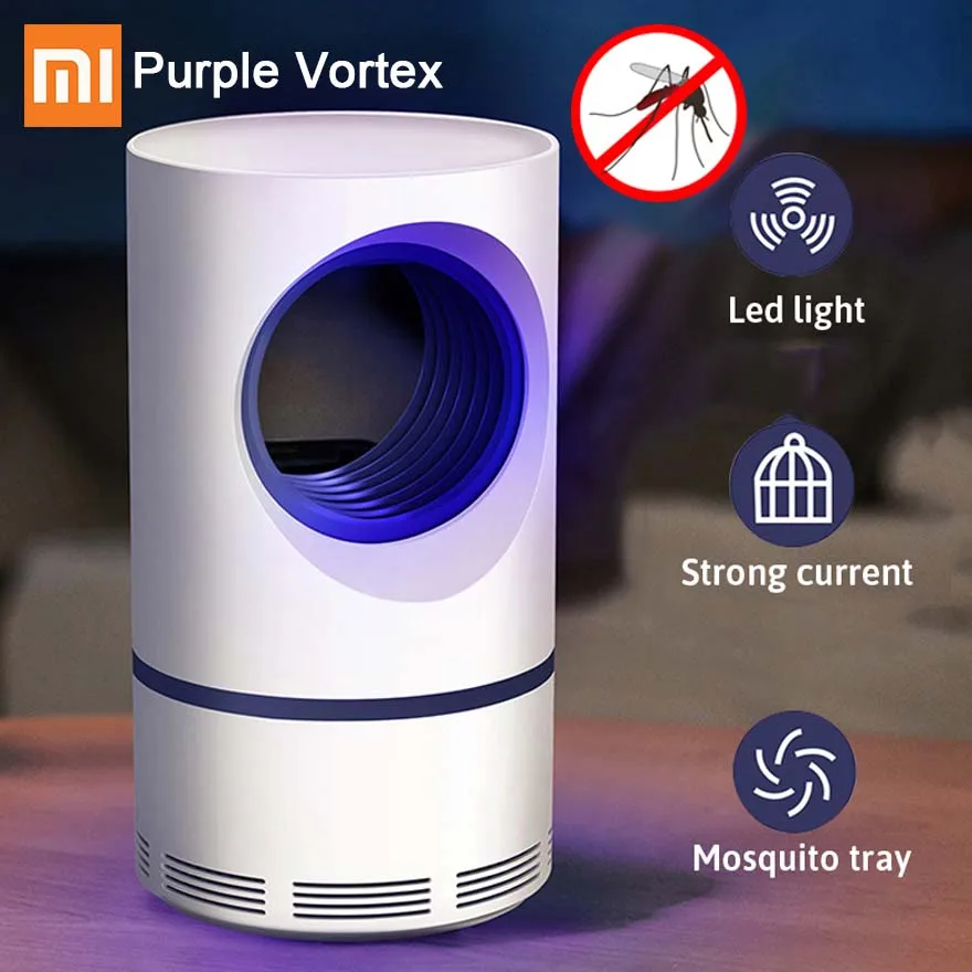

Xiaomi purple vortex Mosquito Killer lamp LED Lamps Fly Mosquito Trap Light Electric Anti Mosquito Repeller Killer Pest Control