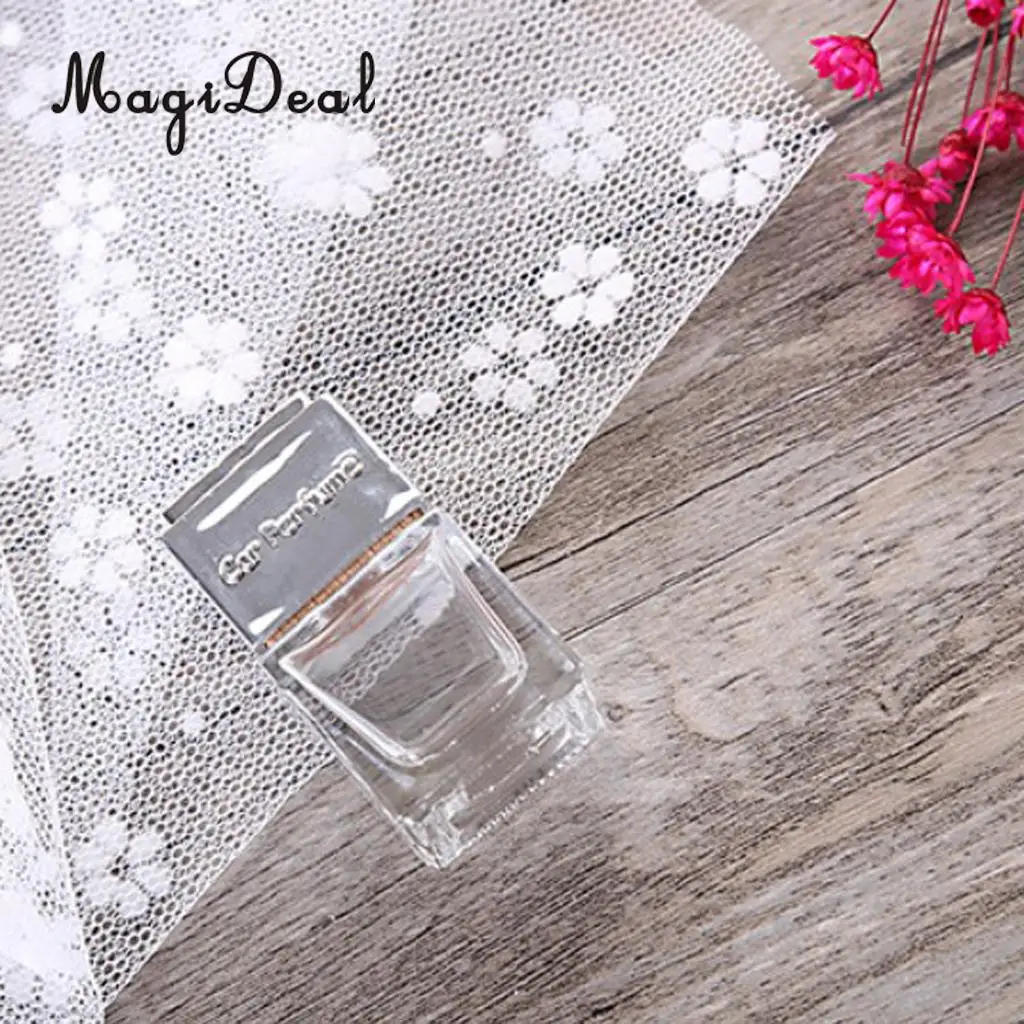 Vintage Car Interior Diffuser Bottle Favours Air Freshner Scented Atomizer Container Case Glass Atomizer Set	