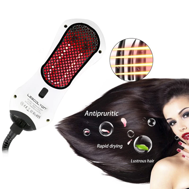 New Design Detangling Hair Dryer Brush Infrared Hair Dryer Detangle