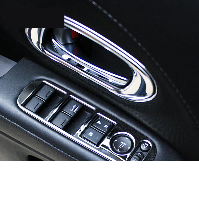 

Lsrtw2017 Stainless Steel Car Interior Door Handle Bowl Frame Sticker for Honda Vezel Xrv 2015 2016 2017 2018 2019 2020
