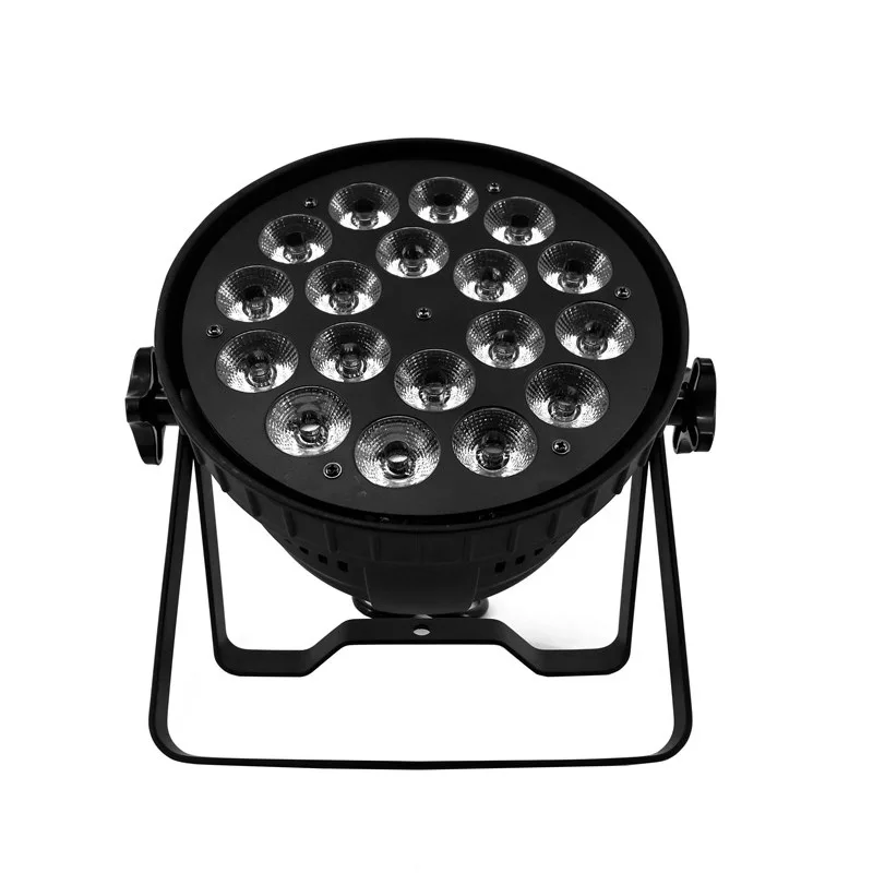 

2Pcs Indoor Decoration Led Lamp 18x12W 4IN1 Led Par Light Dmx 8CH Stage lighting Party DJ Disco Par Sound-Active Aluminum Shell