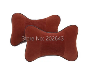 

GV-CP04 2pcs winter warm car seat neck pillows with pvc flocking 25*15 back support cushion lumbar support for chairs for golf7