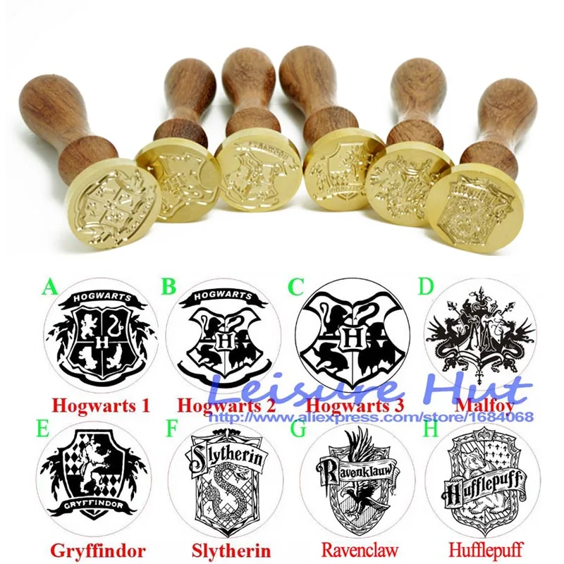 Harry Potter Wax Seal stamp Hogwarts Gryffindor Slytherin Ravenclaw ...