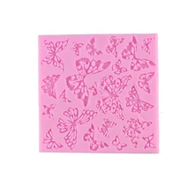 1 шт. DIY 10*10*0,7 см различных Стиль бабочка Форма торт инструмент силиконовые формы Инструменты для тортов формы для выпечки кухня, столовая и бар