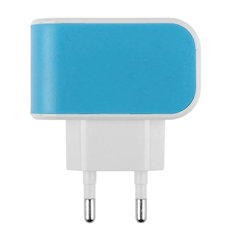 Штепсельная Вилка европейского стандарта 3.1A тройной USB порт настенный домашний дорожный адаптер переменного тока для зарядного устройства для iPhone iPad
