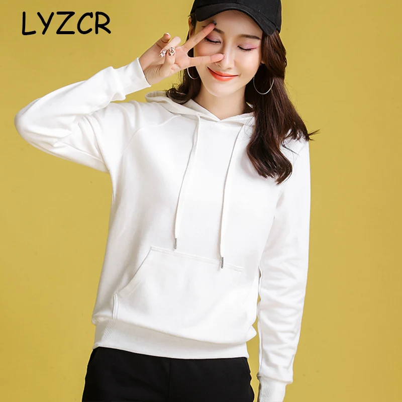 Kopen Lente Chic Hoodies vrouwen Sweatshirt Vrouwelijke Vriendje Losse Paars Hoodies Sweatshirts Vrouwen Losse Sweatshirt Met Capuchon