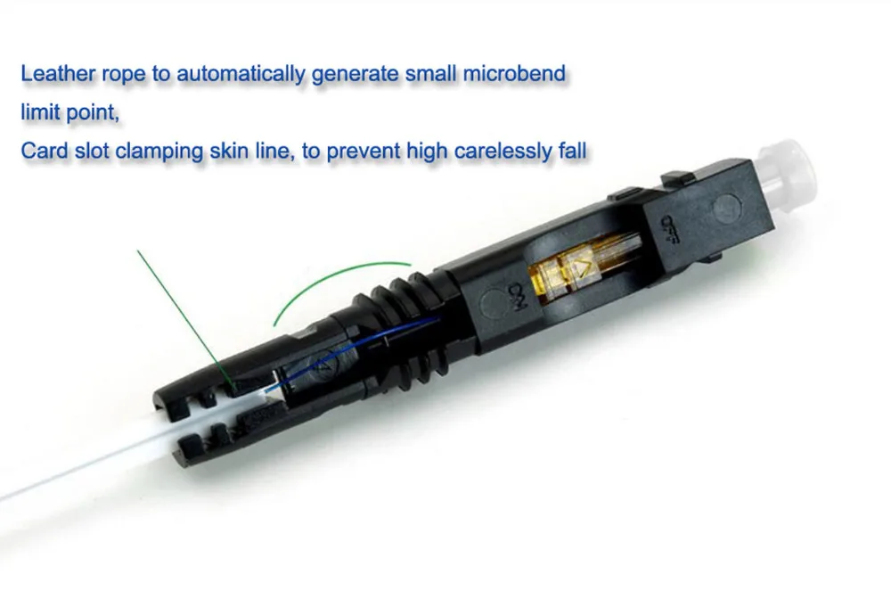 GONGFENG 200 шт. оптоволоконный соединитель FTTH, встроенный SC волоконно-оптический Быстрый разъем специальная в Россию