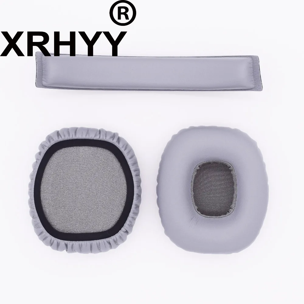 

XRHYY Gray Ear Pad & Top Headband Earpad +Foam Cushion /Ear Cups Replacement For JBL J55 J55a J55i J56BT J56 Headphone