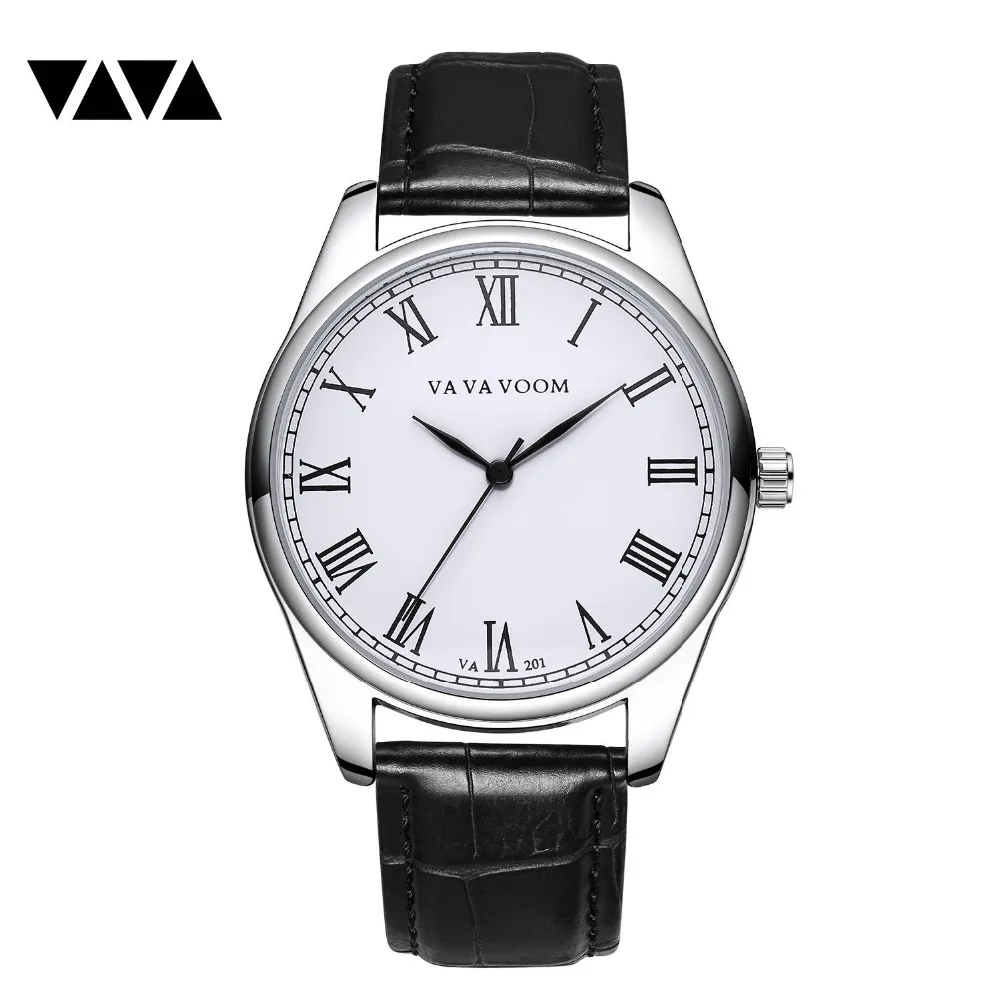 Roman Numeral Mens Watches Top Brand Luxury Business Clock Men Fashion