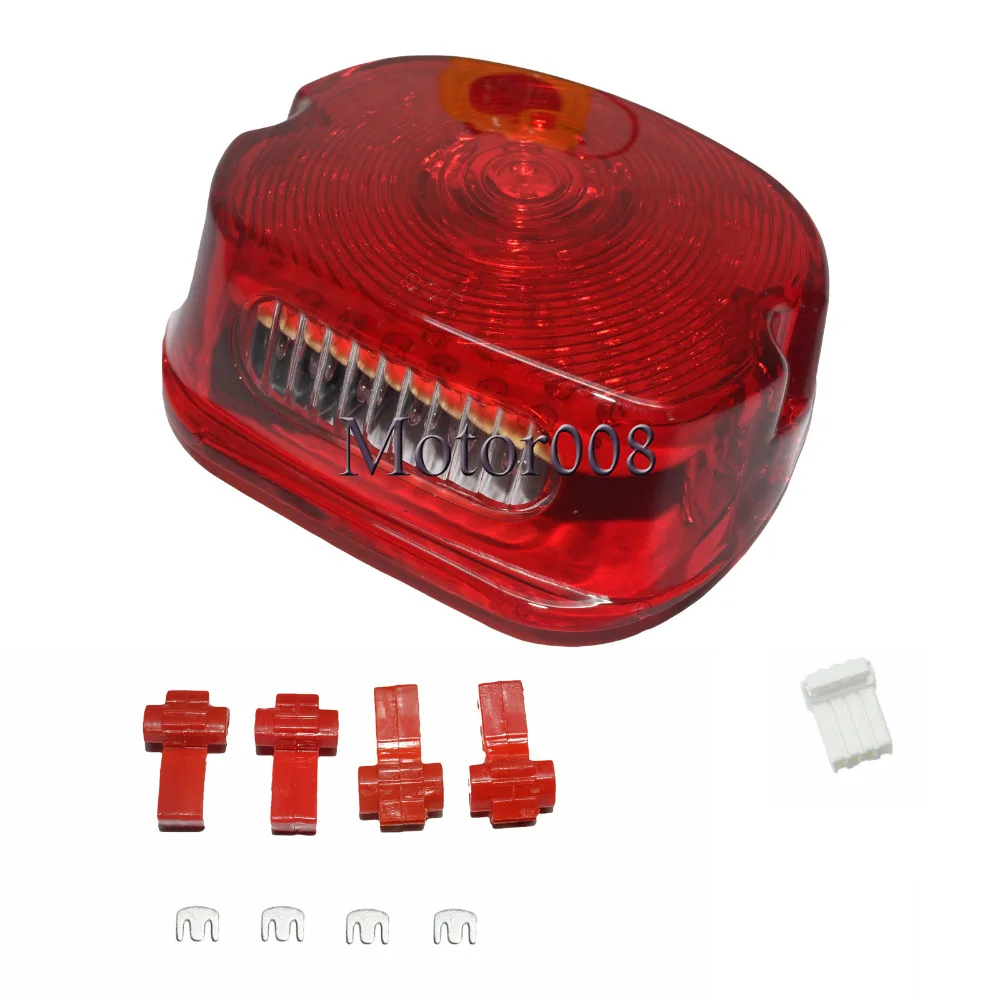 

Red LED Tail Light For Harley Davidson Softail Sportster Road King Electra Glide Fat Boy Dyna Low Rider FXDL EFI FXDLI