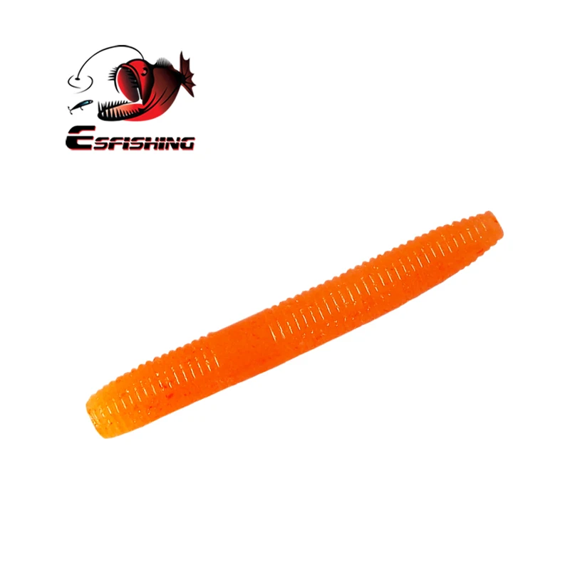 

ESFISHING Soft Bait Worm YMCO Stick 50mm 1.6g 10pcs Silicone Bait Soft Lure Fishing Baits Spinner Artificial Lures