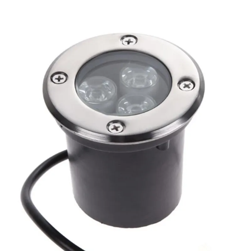 

Free shipping!!! 30pc/lot Factory direct sale 3*3W D80MM*H75MM LED underground light IP67 Buried recessed floor outdoor lamp