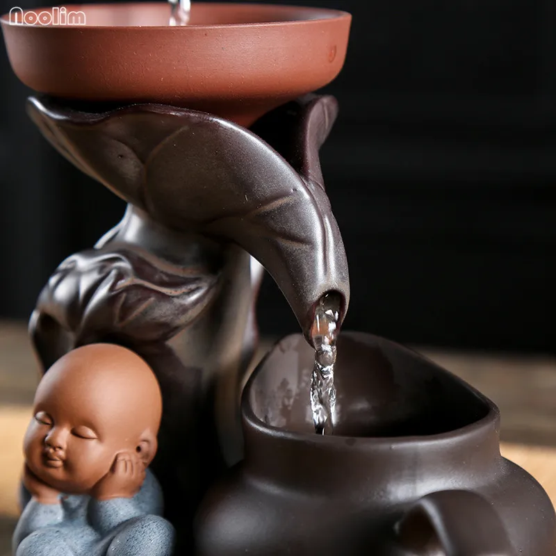 Фильтр для утечки чая из фиолетовой глины NOOLIM Zen Little Monk|Чайные ситечки| |