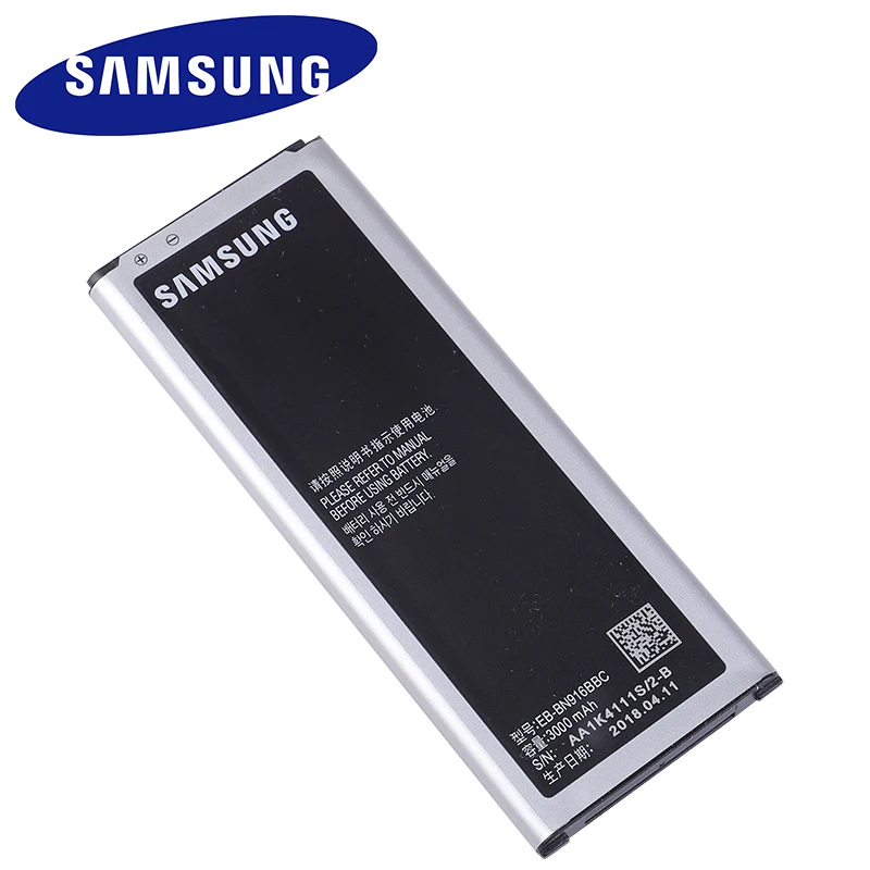Samsung сменный аккумулятор EB-BN916BBC с NFC для samsung GALAXY NOTE4 N9100 N9108V N9109V N9106W NOTE 4 3000mAh батареи