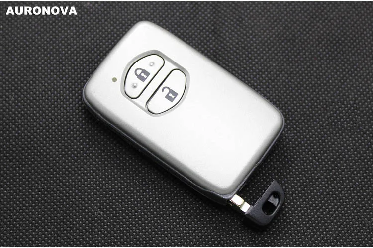AURONOVA Smart Key Shell для Toyota Crown Corolla Camry Rav4 Reiz Prado 2 кнопки дистанционного ключа автомобиля случае
