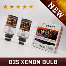 GLOWTEC 2 шт. 35 Вт D2S лампы ксеноновые лампы свет фар автомобиля 4300 К 5000 К 6000 К 8000 К 10000 К 12000 К