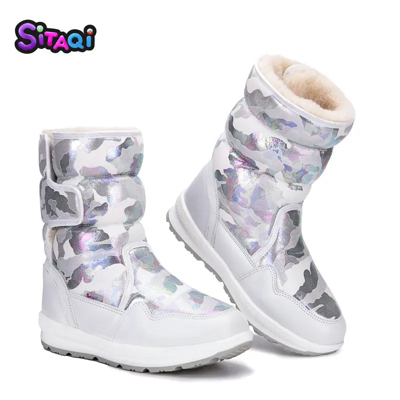 Camouflage Winter Style Full plus maat 27 tot 41 Snow Boot Camouflage Winter Style Full plus maat 27 tot 41 Snow Boot