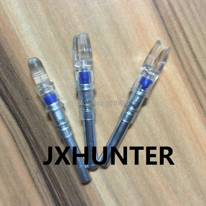 

3PK Automatically X 5.3 arrow nocks lighted led light arrow nocks for ID 5.3mm arrows blue color