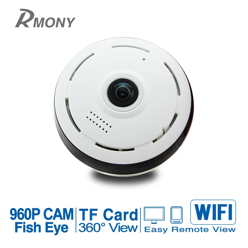  Security Camera 1/3'' CMOS Sensor 1.3MP Panoramic CCTV Camera 960P Dome 360 Degree ip Camera Fisheye IR 10M Night Vision 