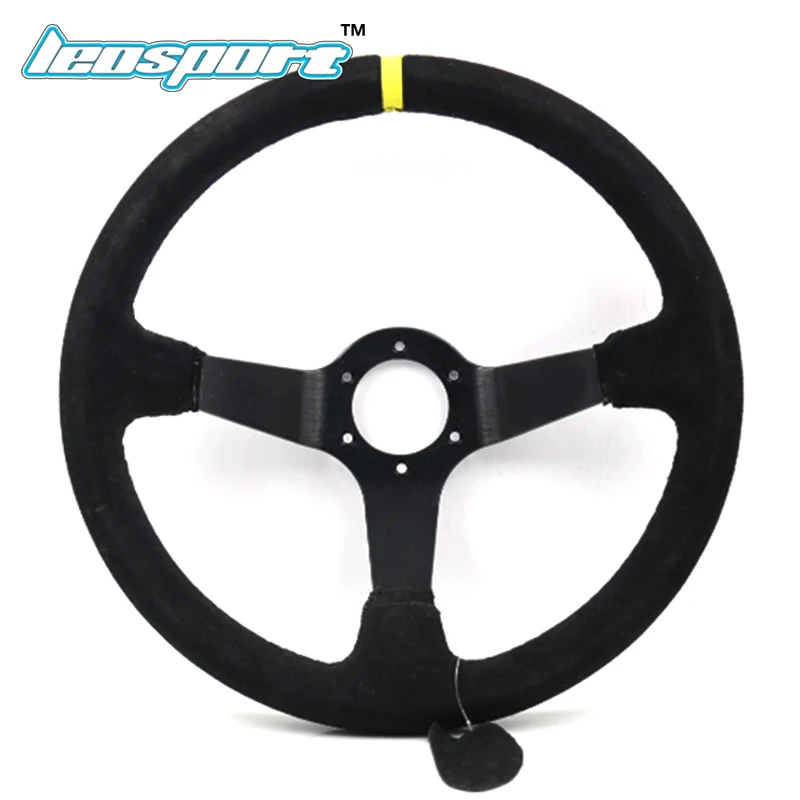 Buy 14" (350mm) Racing Steering Wheel suede Leather