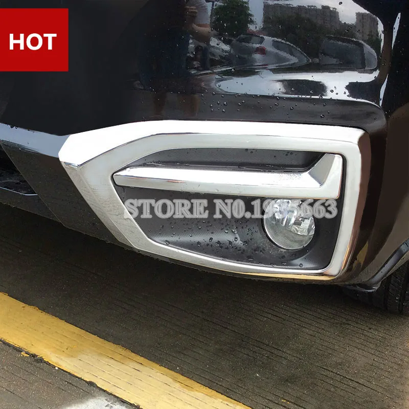 

For Subaru Forester Chrome Front Fog Light Trim Cover 2016-2017 2pcs