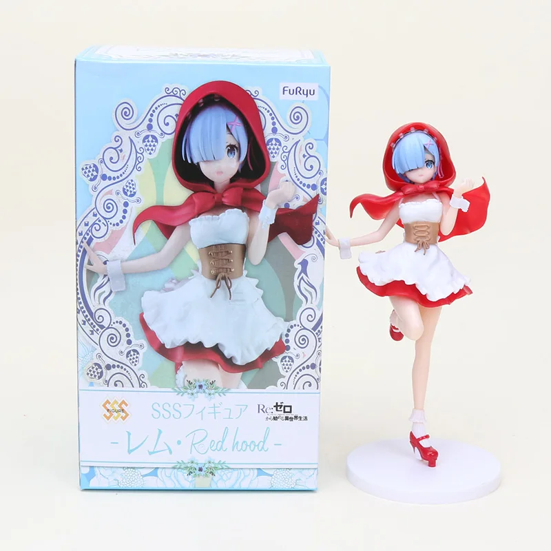 22 см аниме Re:Life in a другой мир от zero Rem Red Hood Ver. ПВХ экшн-фигурка Коллекционная