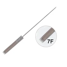 100pcs 7F Tattoo Needles For Permanent Makeup  Eyebrow&Lip tattoo Machine needle  0.35mm*50mm