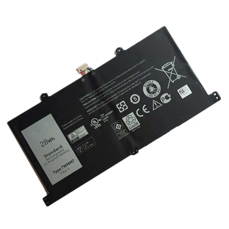 Bateria para Laptop 7xinbox 7.4v 28wh Original 7wmm7 para Dell l Venue 11 Pro Teclado Tablet - Imagem 3