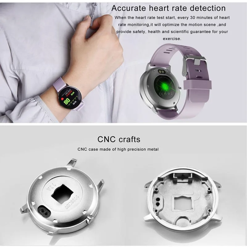 Greentiger V11 Smart Watch Fitness Tracker Heart Rate Monitor Smart Band IP67 Waterproof Sport Prdometer Alarm Clock Smartwatch