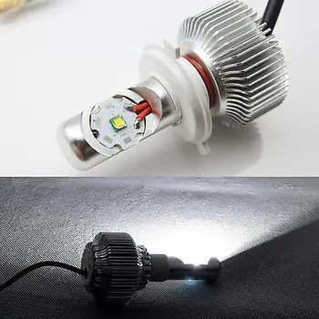

H4 H/L 20W H6 1900LM 6000K White Motorcycle LED Conversion Kit Headlight Bulb DC