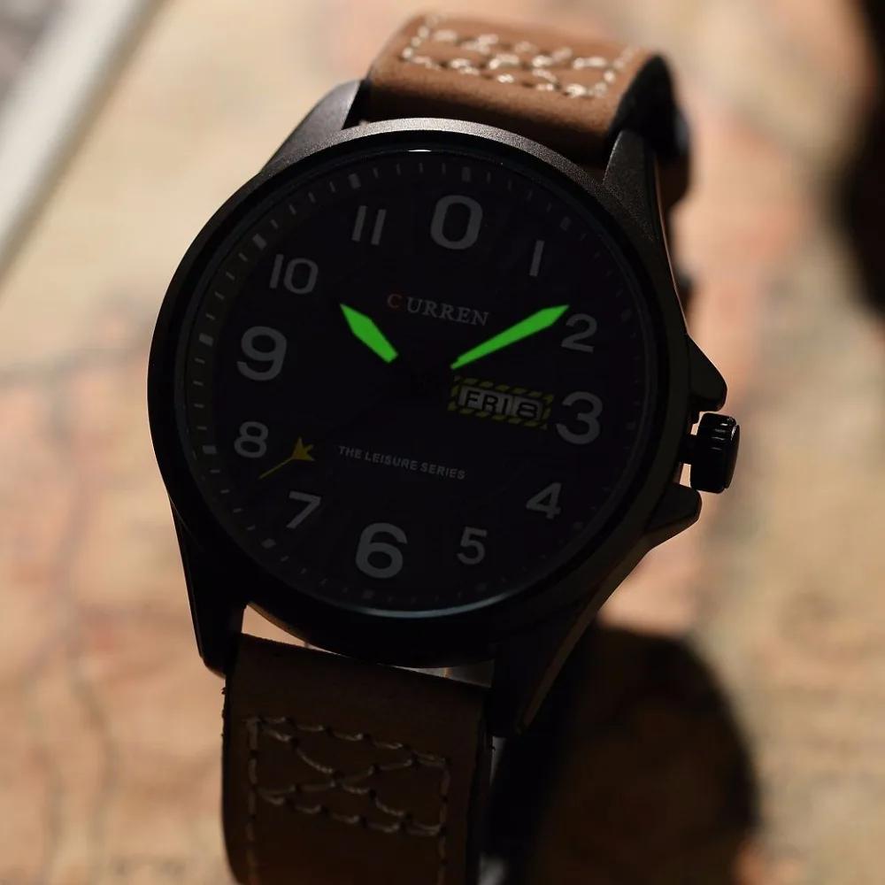  CURREN Luxury Military Quartz Watches Men Casual Analog Military Sports Watch Quartz-watch Clock Ma