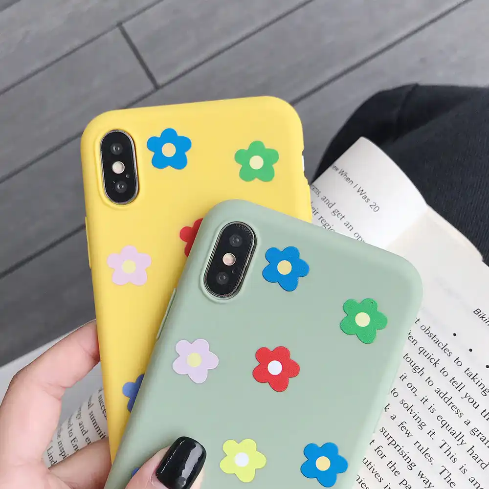 KISSCASE милые цветочные чехлы для телефонов iPhone 7 8 6S 6 Plus 5S SE Прекрасный чехол XR XS MAX X