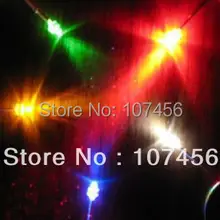 1000 шт. 1.8 мм красный/желтый/синий/зеленый/белый Ultra Bright прозрачный зеленый Светодиодные лампы R /y/b/g/w светодиодные