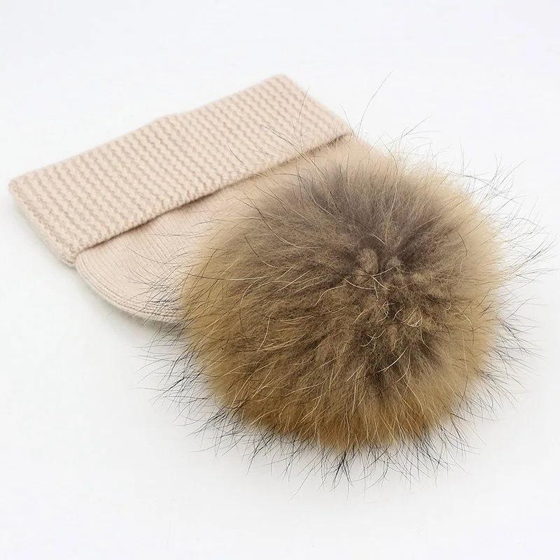 5 Years-15 Years Wool Children Beanies Crochet Winter Hat For Girls Boys Kids Big Girls Winter Hats Knitted Wool With Fur Pompom