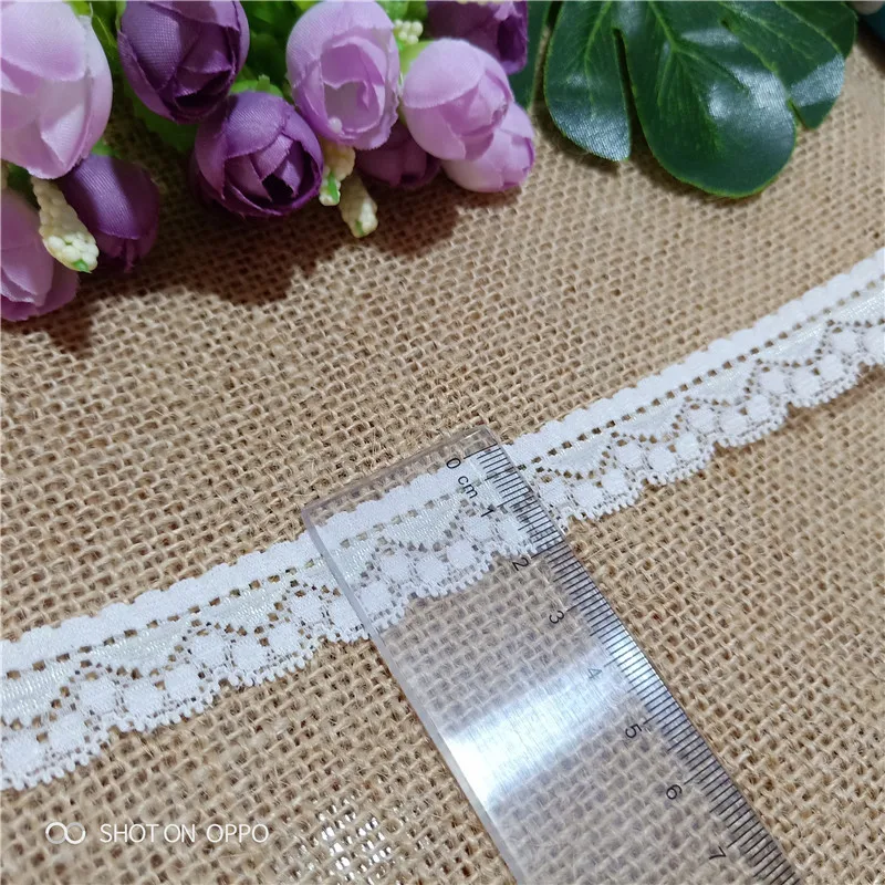 1.3-2cm S1181 multi-colored, white and gorgeous lace is used to sew lace skirt edges