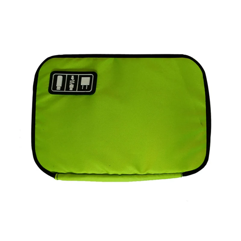 Высококачественная нейлоновая Водонепроницаемая дорожная электроника Аксессуары Органайзер сумка чехол для зарядных устройств кабели и т. д., сумка для аксессуаров - Цвет: green