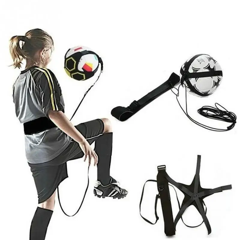 Футбольная тренировочная Спортивная помощь Регулируемый футбольный тренажер футбольный мяч тренировочный пояс тренировочное оборудование для футбола удар