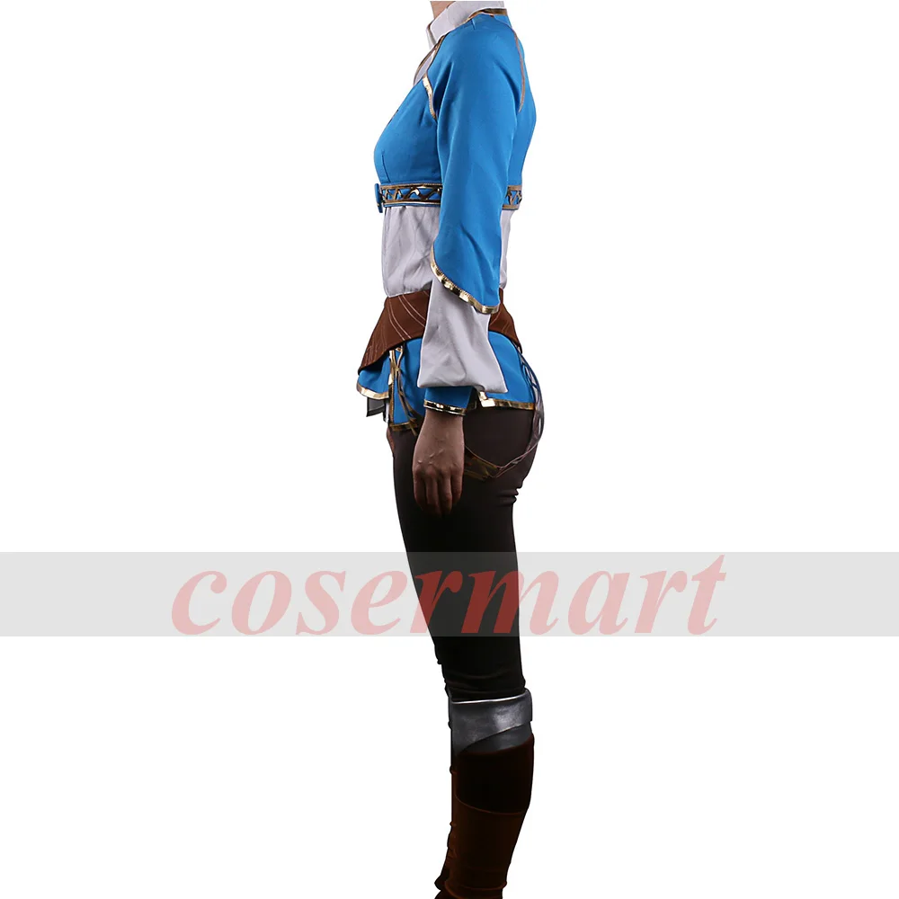 Hot Game The Legend of Zelda Twilight Princess Costume Suits Adult Women Dress t-shirt  Pants Halloween Party Prop (2)