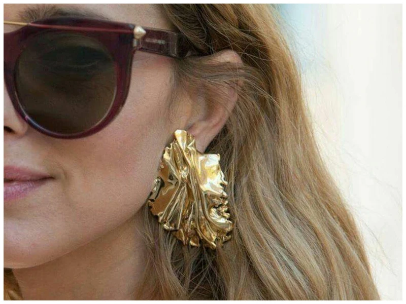 Leaf Stud Earrings (3)