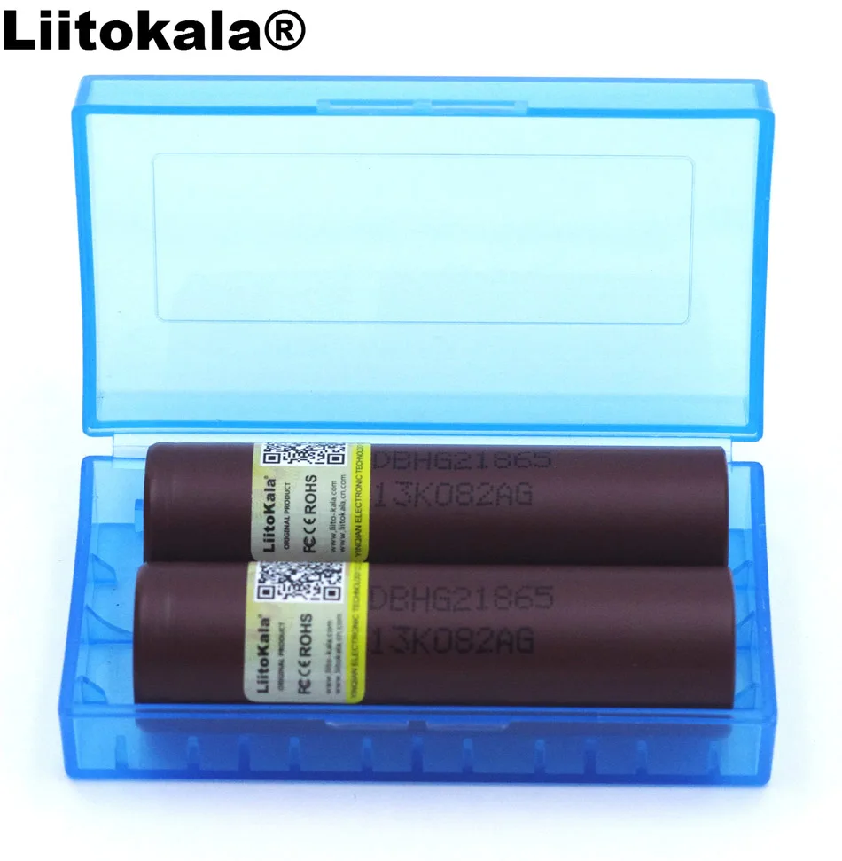 Liitokala For HG2 New Original HG2 18650 3000mAh battery 18650HG2 3.6V discharge 20A, dedicated Power battery+ Storage box