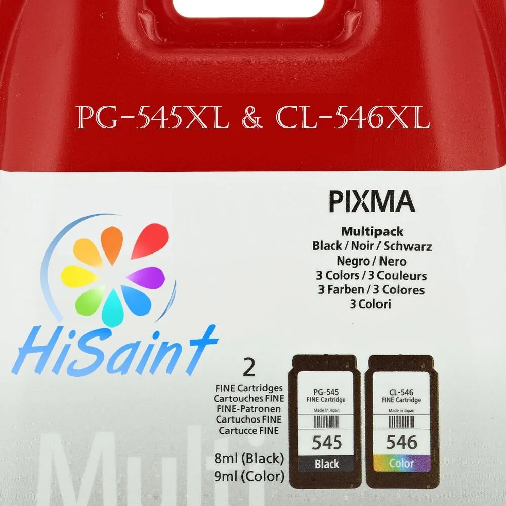 Hisaint для Canon PG-545 CL-546 картриджи PG 545 CL 546 для Canon PIXMA MX495 принтеры