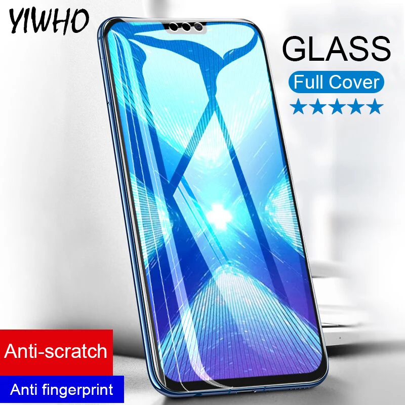 

Honor 8X protective tempered glass on for Huawei Honor 8x honer hono 8 x screen protector glas film Huwei Honor x8 x8 Cover