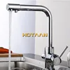 Free shipping Multifunctional New Chrome Pure Water Kitchen Sink Faucet Swivel Spout Mixer Tap With Purified Water outlet 6010-C ► Photo 2/6