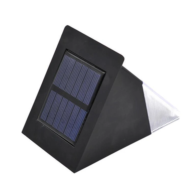 Hi-Lumix Triangle 12Leds solar led wall light PIR motion sensor IP45 Waterproof outdoor lamp Wireless White light Garden,Fence