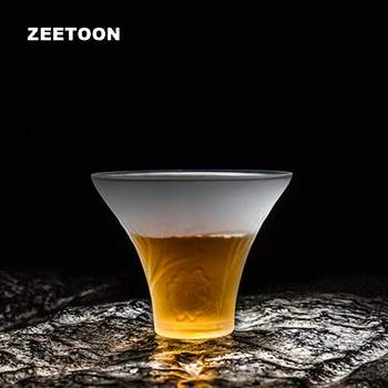 

Japanese Style Atomized Glass Teacup Master Cup Heat-resistant Glass Kung Fu Tea Sets Tea Bowl Teaware Drinkware Cocktail Glass