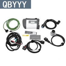QBYYY MUX sem fio ferramenta de diagnóstico para mercedes Estrela C4 c4 SD conectar UDS protocolo suportado WI-FI SD Estrela C4 scanner