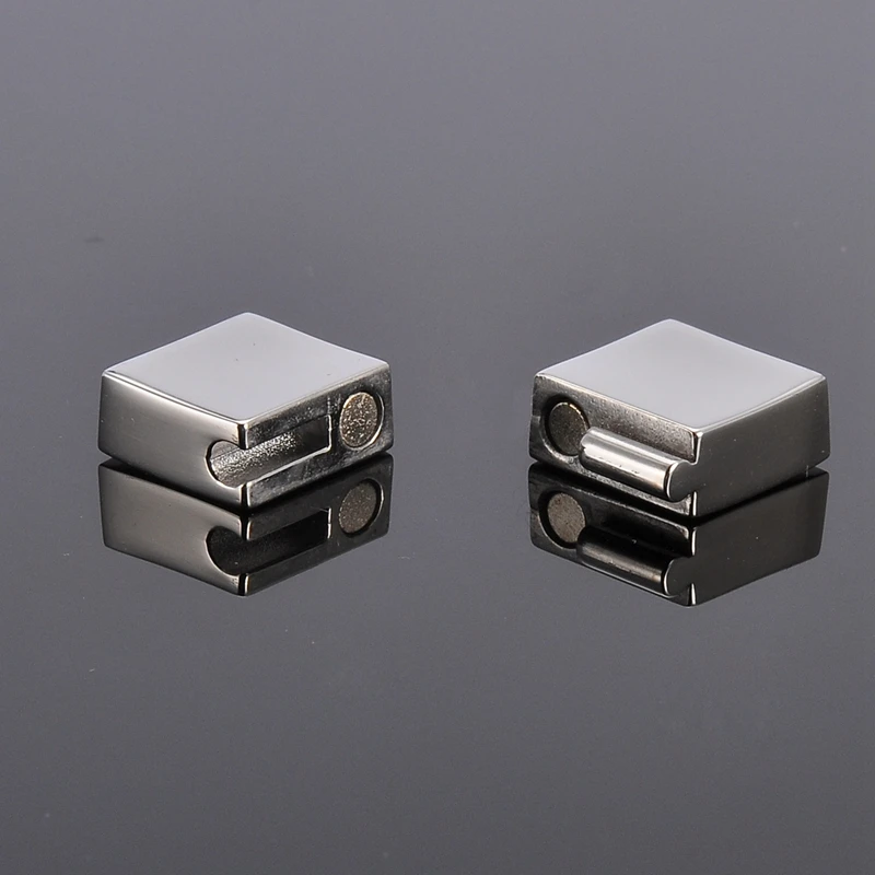 Полированная гладкая/матовая Магнитная застежка для ювелирных изделий из