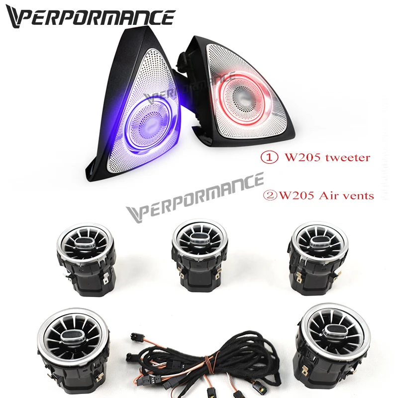

W205 speakers Rotating tweeter C300 C350 C400 GLC X253 C253 Speaker audio 2014-2019 Year 3 Colors or 64 Colors