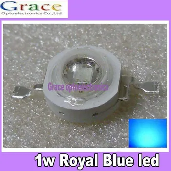 

100PCS 1W Royal Blue High Power LED Emitter DC3.5-3.8V 700mA 40LM 445-450NM